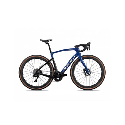 Side view of the Pinarello Dogma GR specialist frame at bicycle. London, showcasing the fully integrated TiCR internal cable routing and optimised aerodynamic tube shaping for elite gravel racing performance.